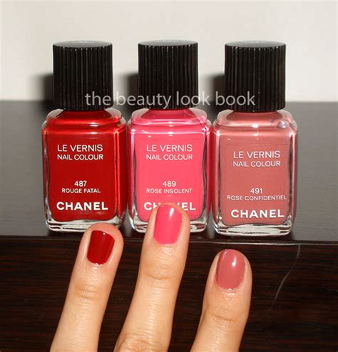 Chanel Le Vernis: Rouge Fatal, Rose Insolent, Rose 